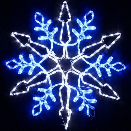 Snowflake - Blue & White (78cm)